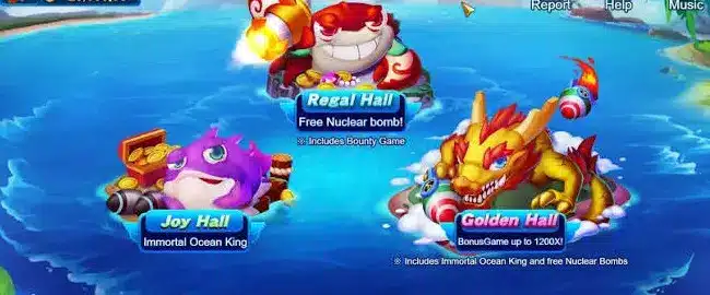 Bombing Fishing gemple 9Exch